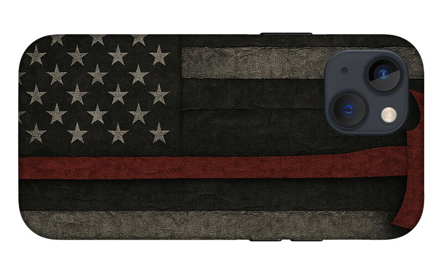 American Flag with Red Axe - Phone Case