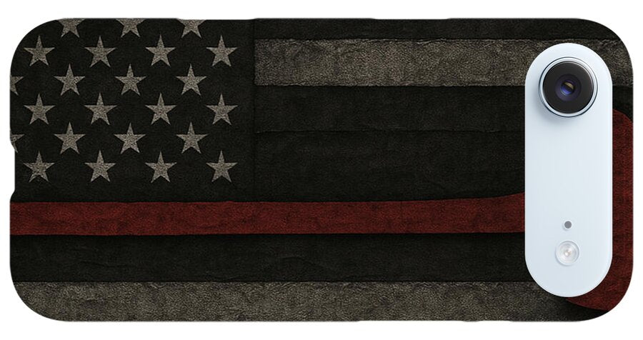 American Flag with Red Axe - Phone Case