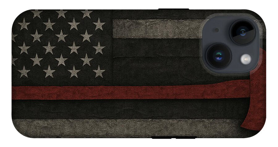 American Flag with Red Axe - Phone Case