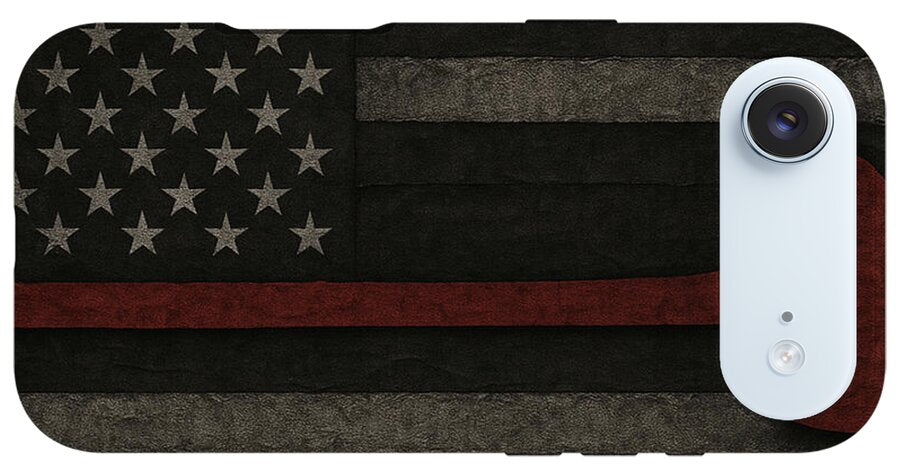 American Flag with Red Axe - Phone Case