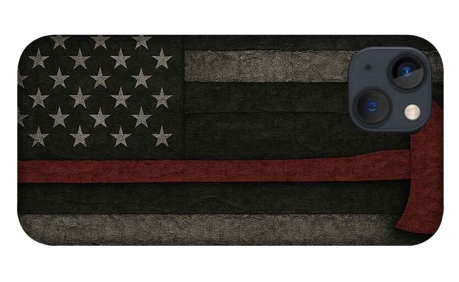American Flag with Red Axe - Phone Case