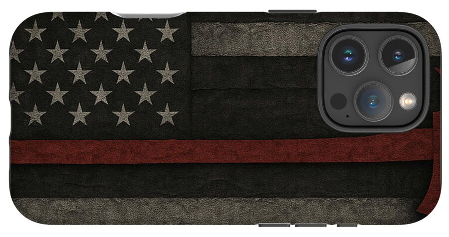 American Flag with Red Axe - Phone Case