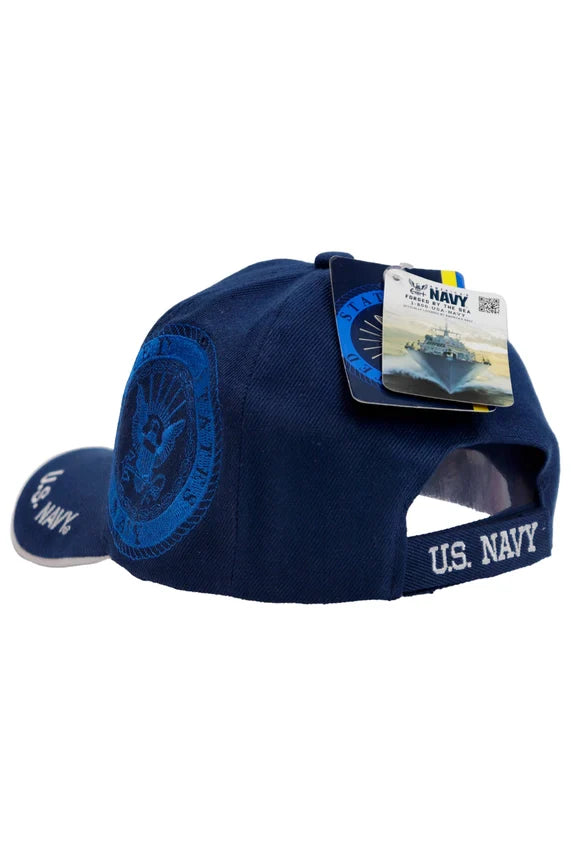 U.S. Navy Official Licensed Baseball Cap – Curved Bill Six Panel