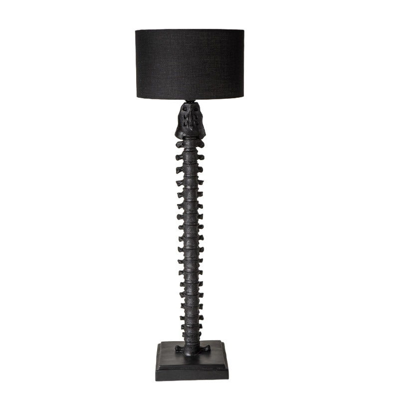 Black Vertebrae Spine Skeleton Human Anatomy Table Lamp Unique