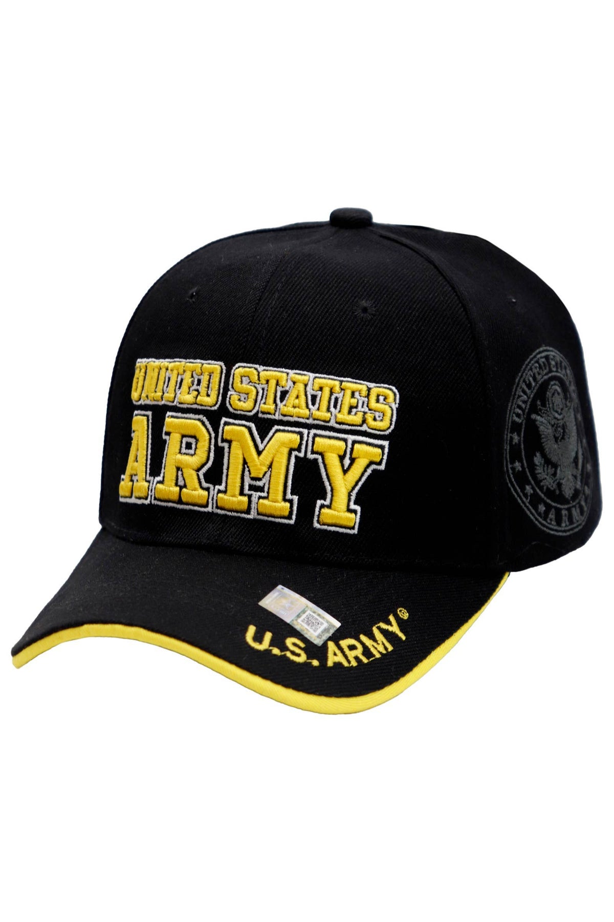 U.S. Army official licensed baseball cap with embroidered logo and curved bill