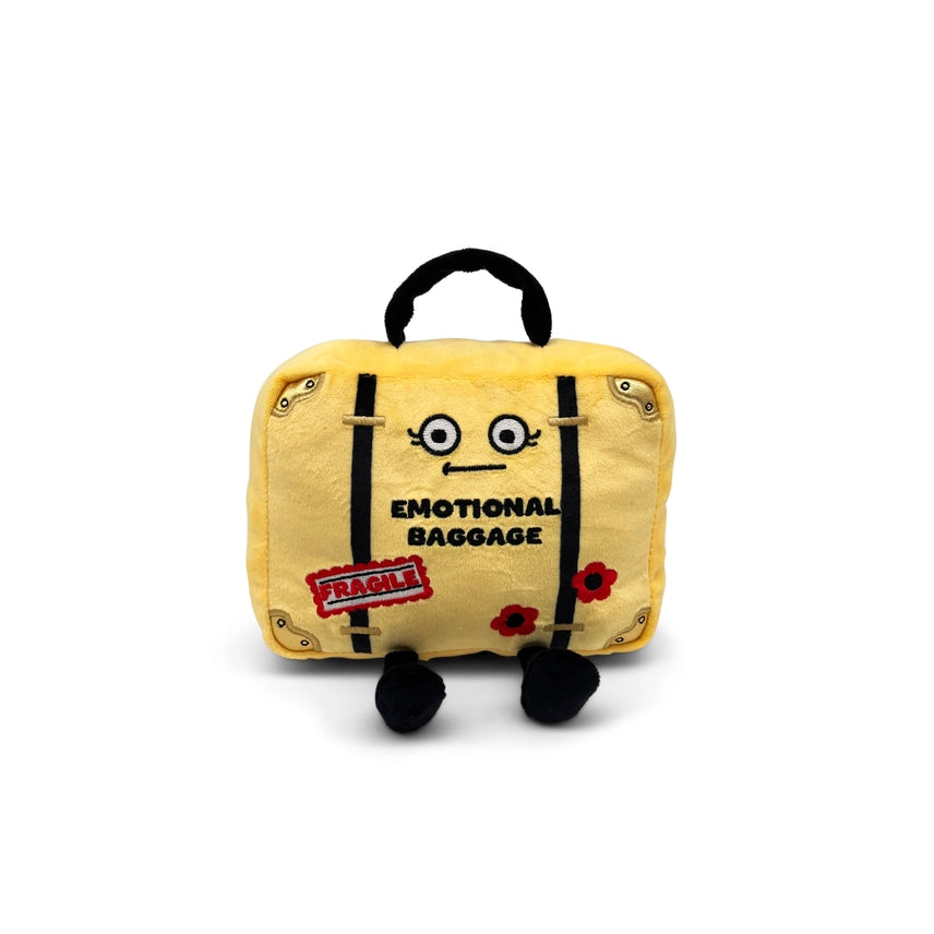Emotional Baggage Plush – Funny Relatable Stress Relief Plushie