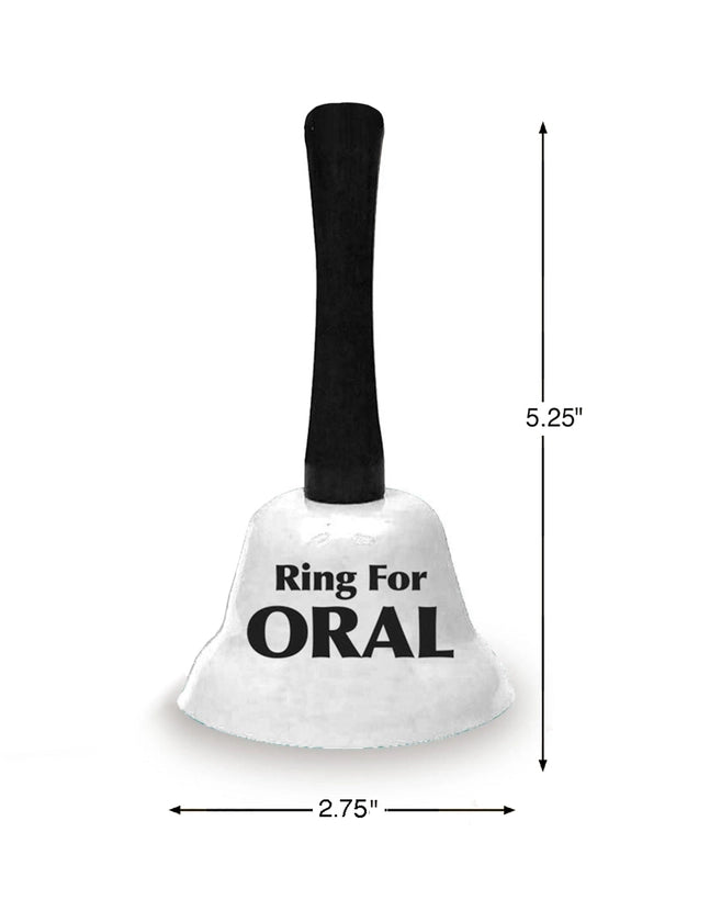 Ring for Pleasure Bell Set – Funny Adult Gag Gift with Dark Humor