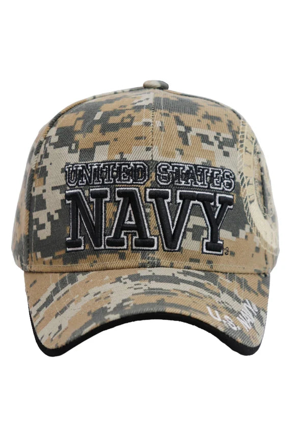 U.S. Navy Official Licensed Baseball Cap – Curved Bill Six Panel