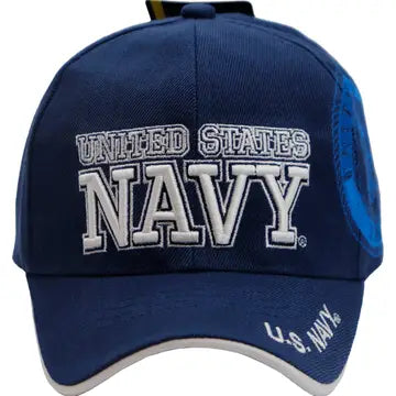 U.S. Navy Official Licensed Baseball Cap – Curved Bill Six Panel