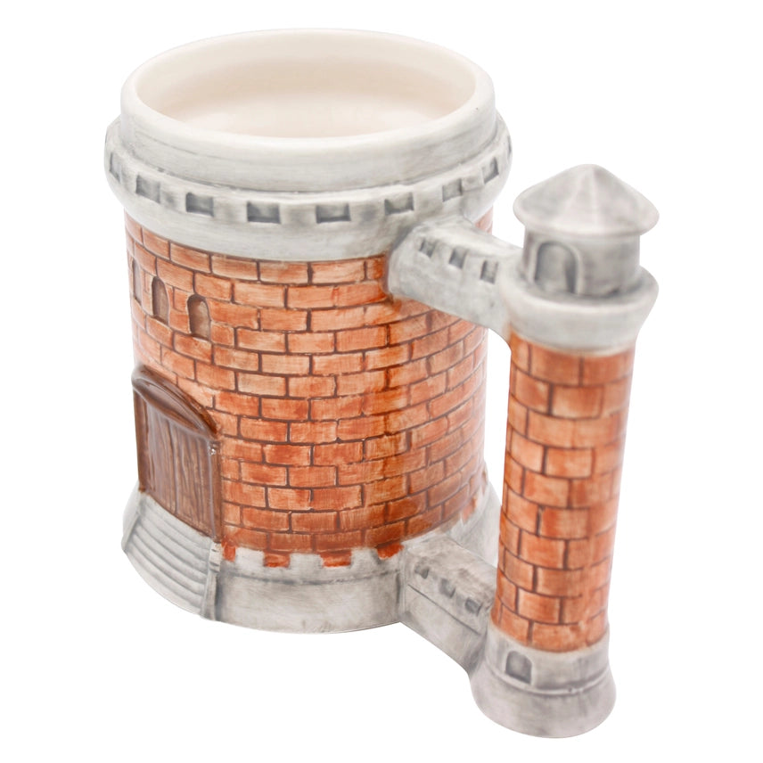 Fantasy castle novelty coffee tankard mug for adults and kids