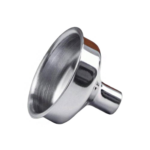 Stainless steel flask funnel for mess-free filling of 8 oz hip flasks