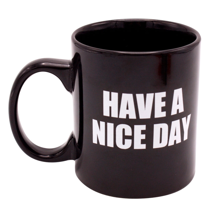 16 oz funny gag gift coffee mug dishwasher and microwave safe black ceramic