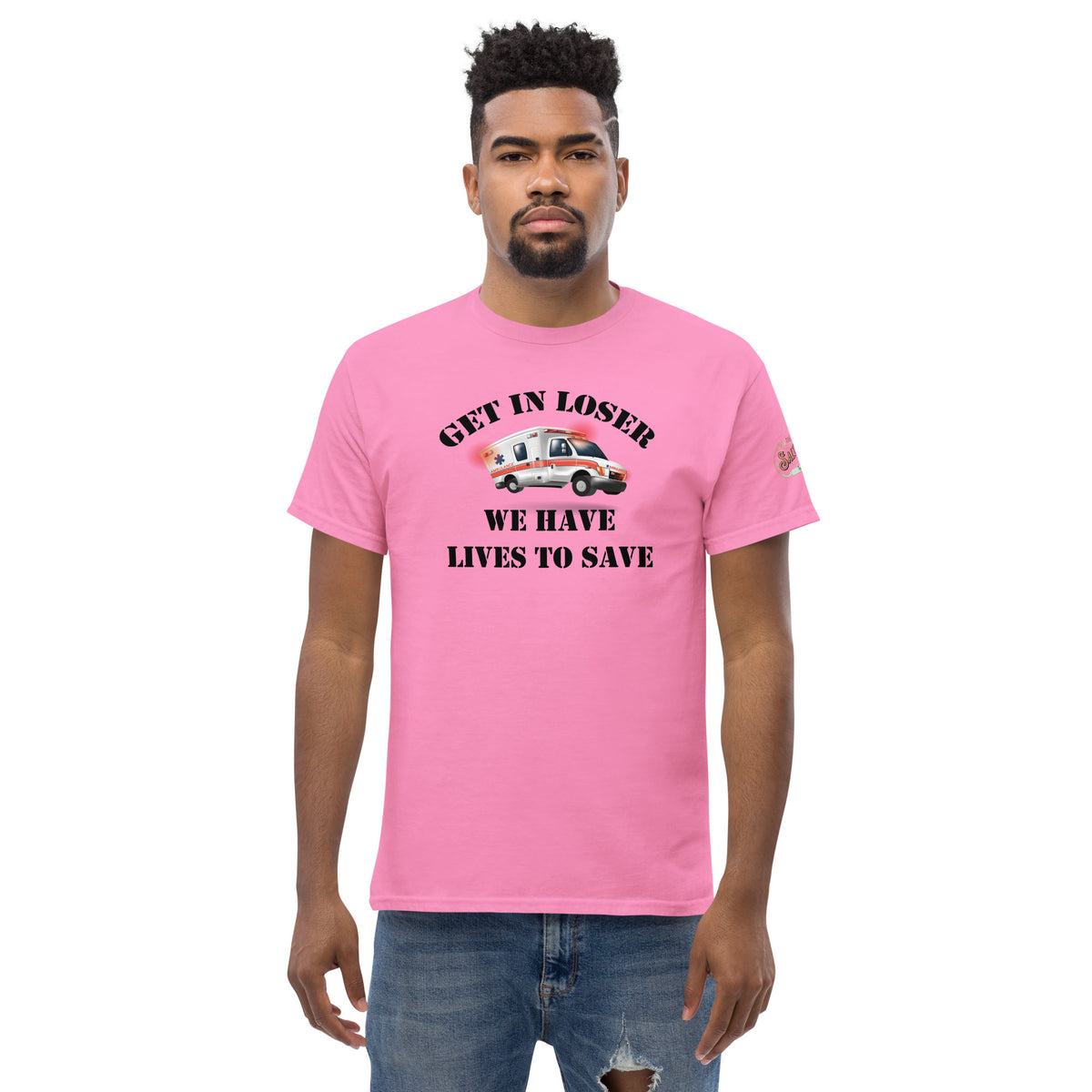 Get In Loser, We Have Lives To Save Men's Salty Medic Classic T-Shirt Azalea