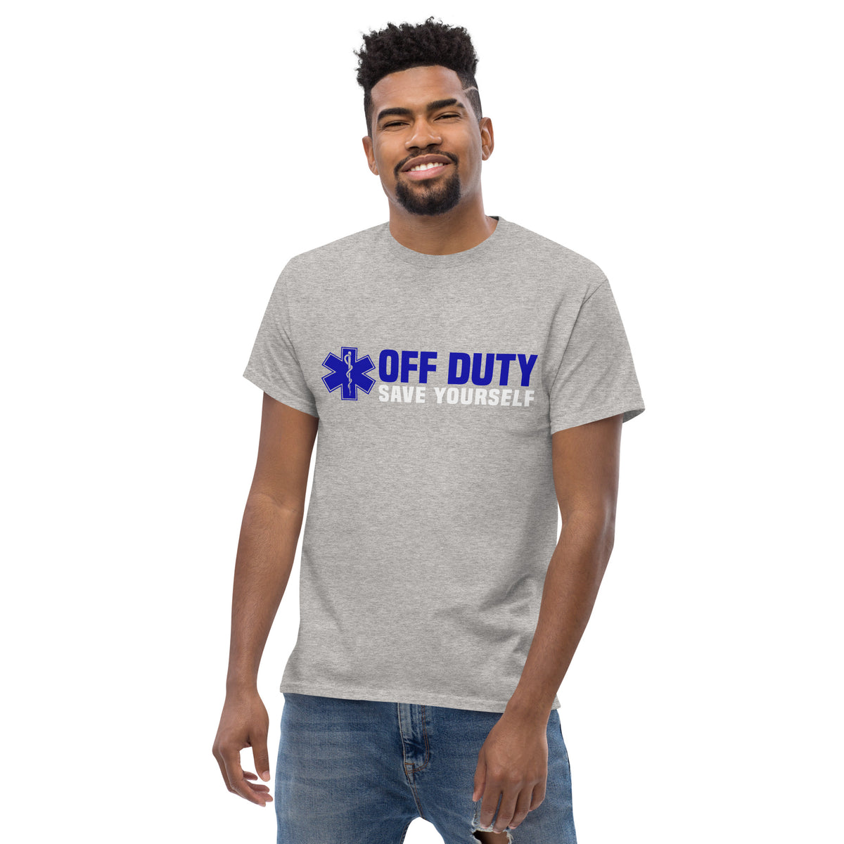 Off Duty, Save Yourself Tee Shirt | Salty Medic Clothing Co | First Responders Apparel