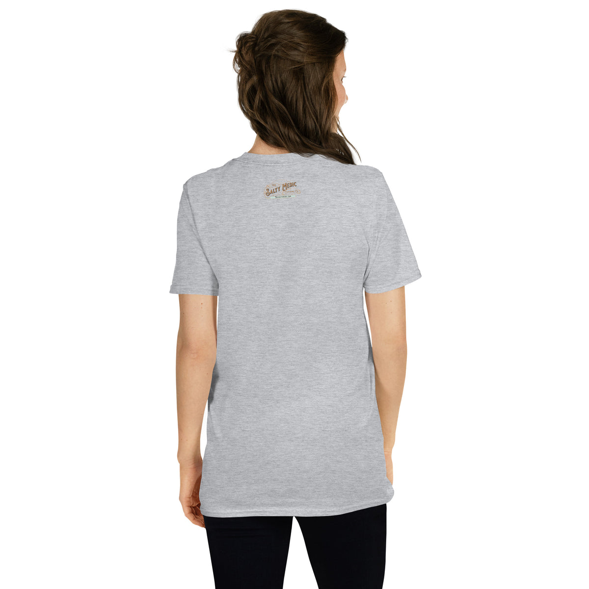 The Salty Medic Clothing Co: Women's Barrel Racer Custom Sleeve Tee - Ultimate Comfort & Durability