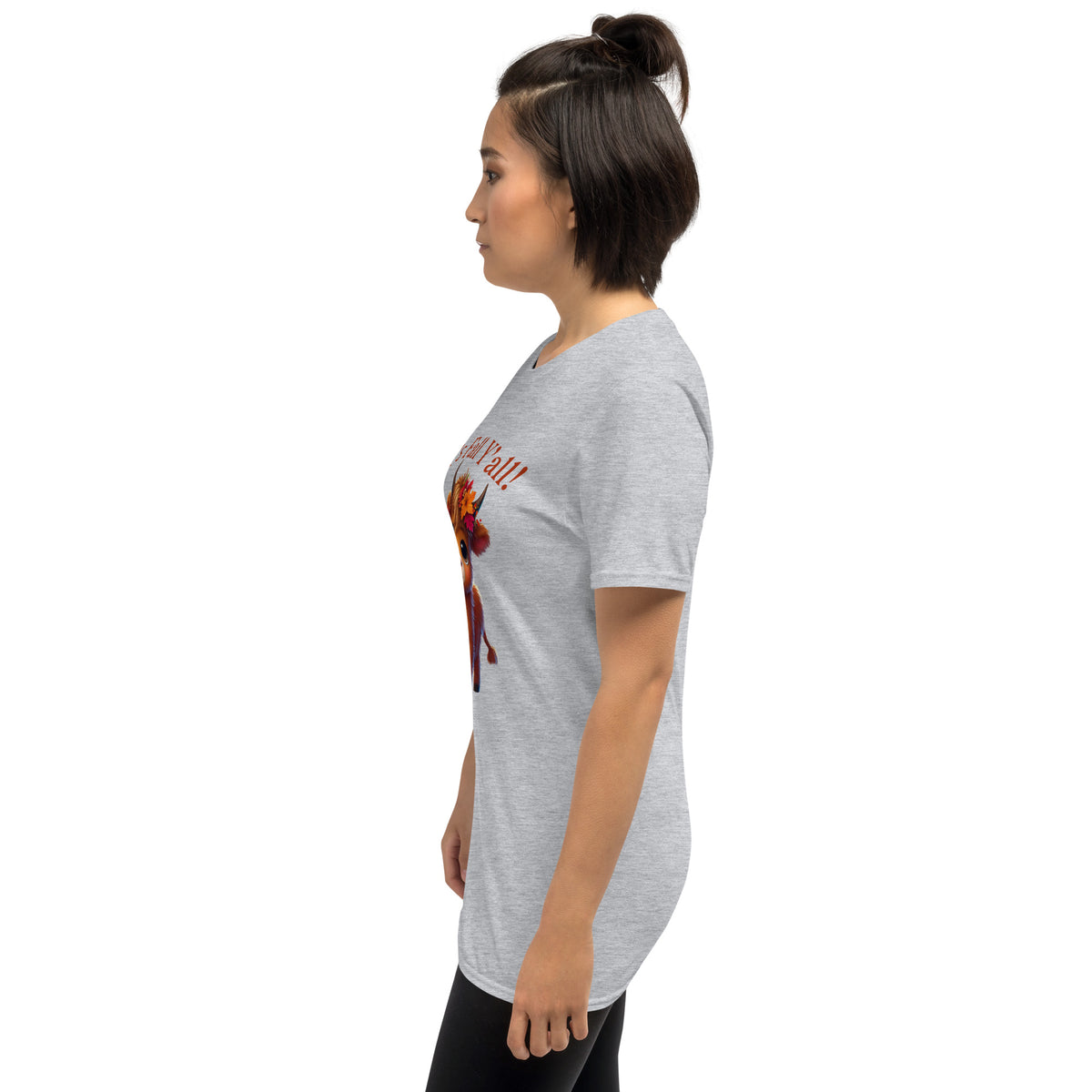 Salty Medic Clothing Co. Women’s Highland Cow Fall T-Shirt – "IT'S FALL Y'all!"