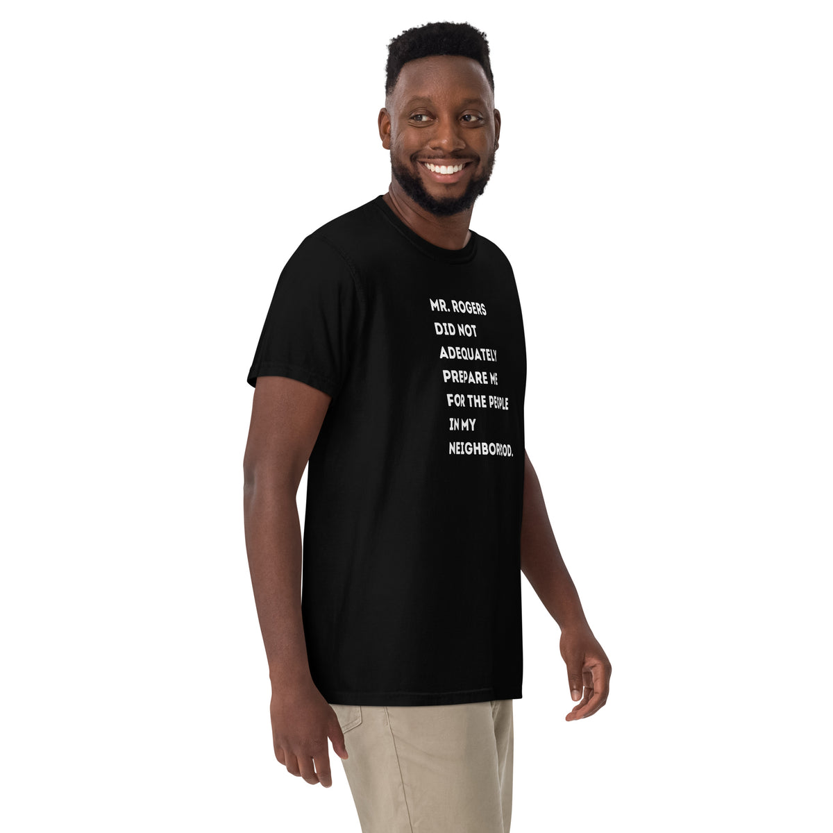 People in My Neighborhood Tee from The Salty Medic Clothing Co! Unisex garment-dyed heavyweight t-shirt Black