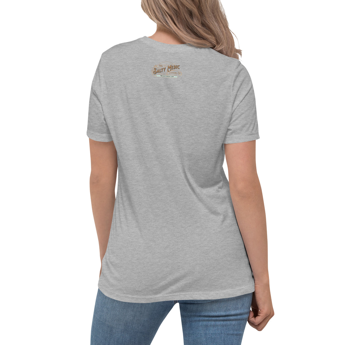 Just Dill With It Women's T-Shirt – Cute Highland Cow & Pickle Design | Soft & Relaxed Fit by The Salty Medic Clothing Co.