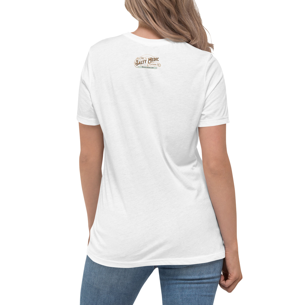 Just Dill With It Women's T-Shirt – Cute Highland Cow & Pickle Design | Soft & Relaxed Fit by The Salty Medic Clothing Co.