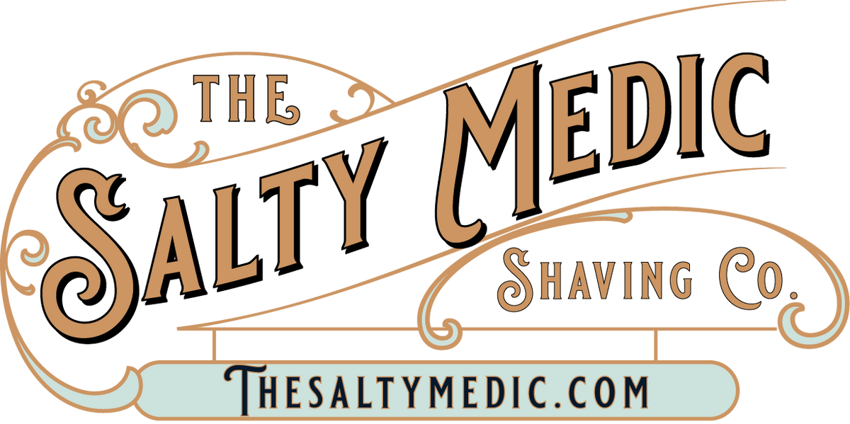 Premium Salty Medic Shaving Co Straight Razor - The Ultimate Shave for a Clean, Smooth Look!