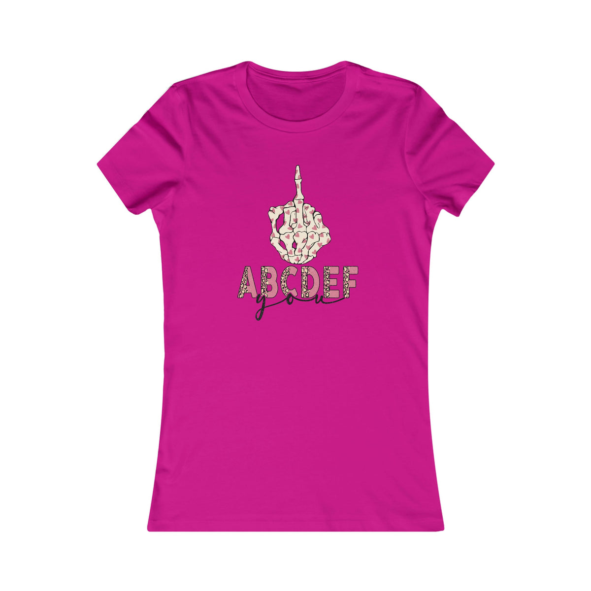 ABCDE F/U Women's Tee Berry