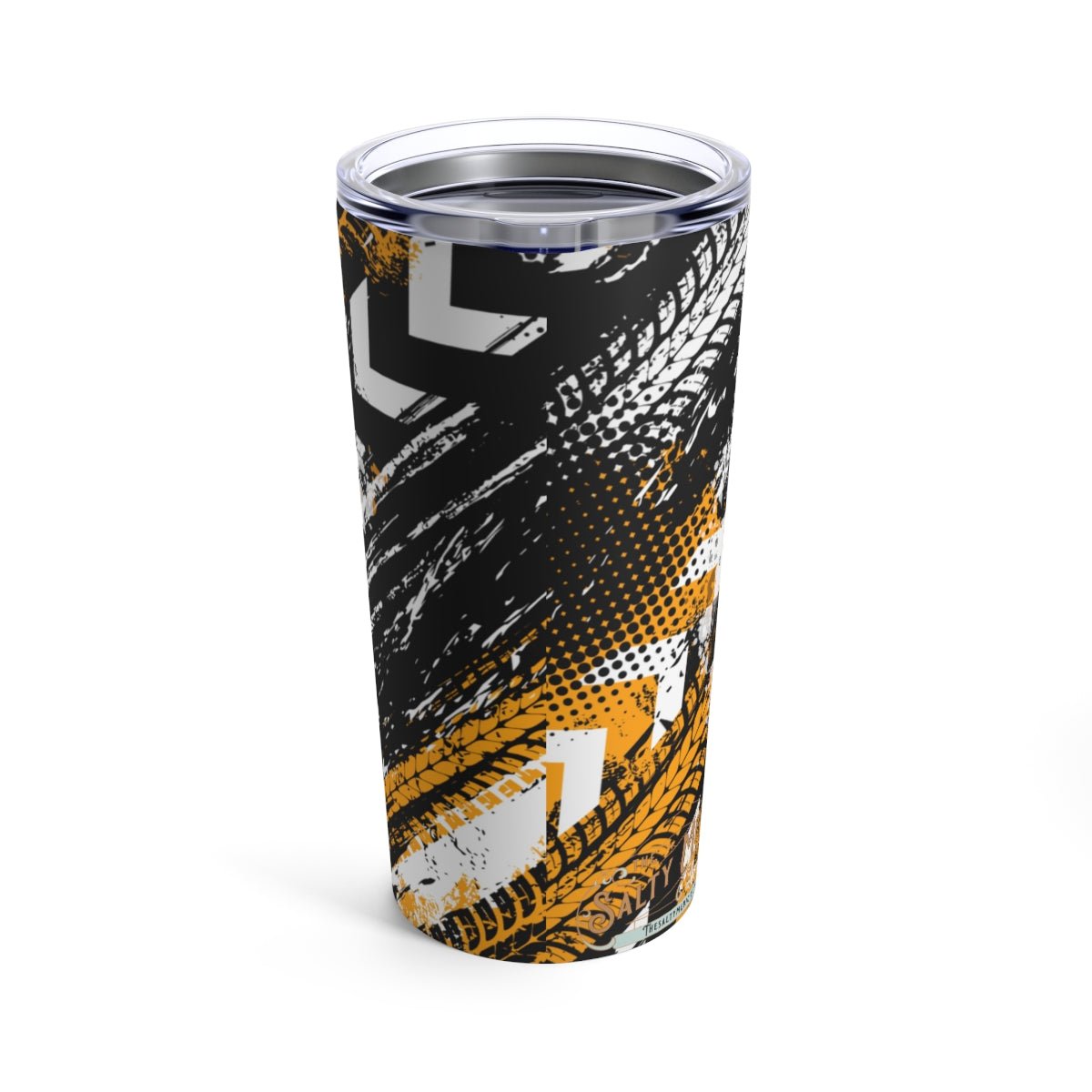 Abstract Race Mom Tumbler 20oz