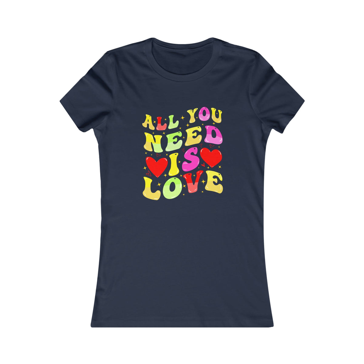 All You Need Is Love Women's Tee Navy