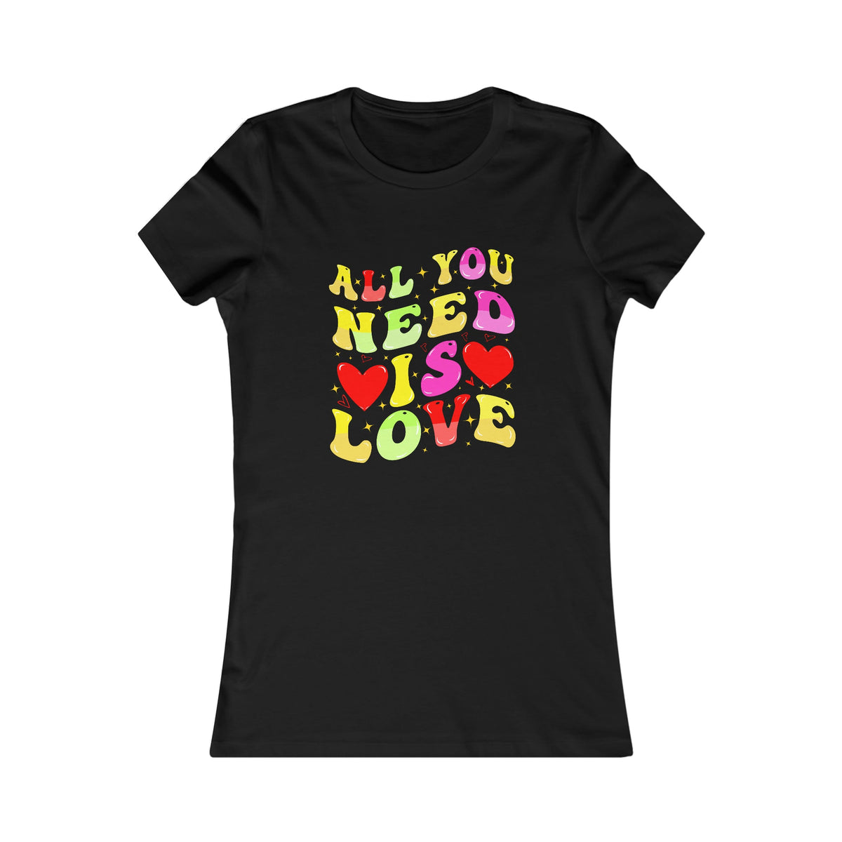 All You Need Is Love Women's Tee Black