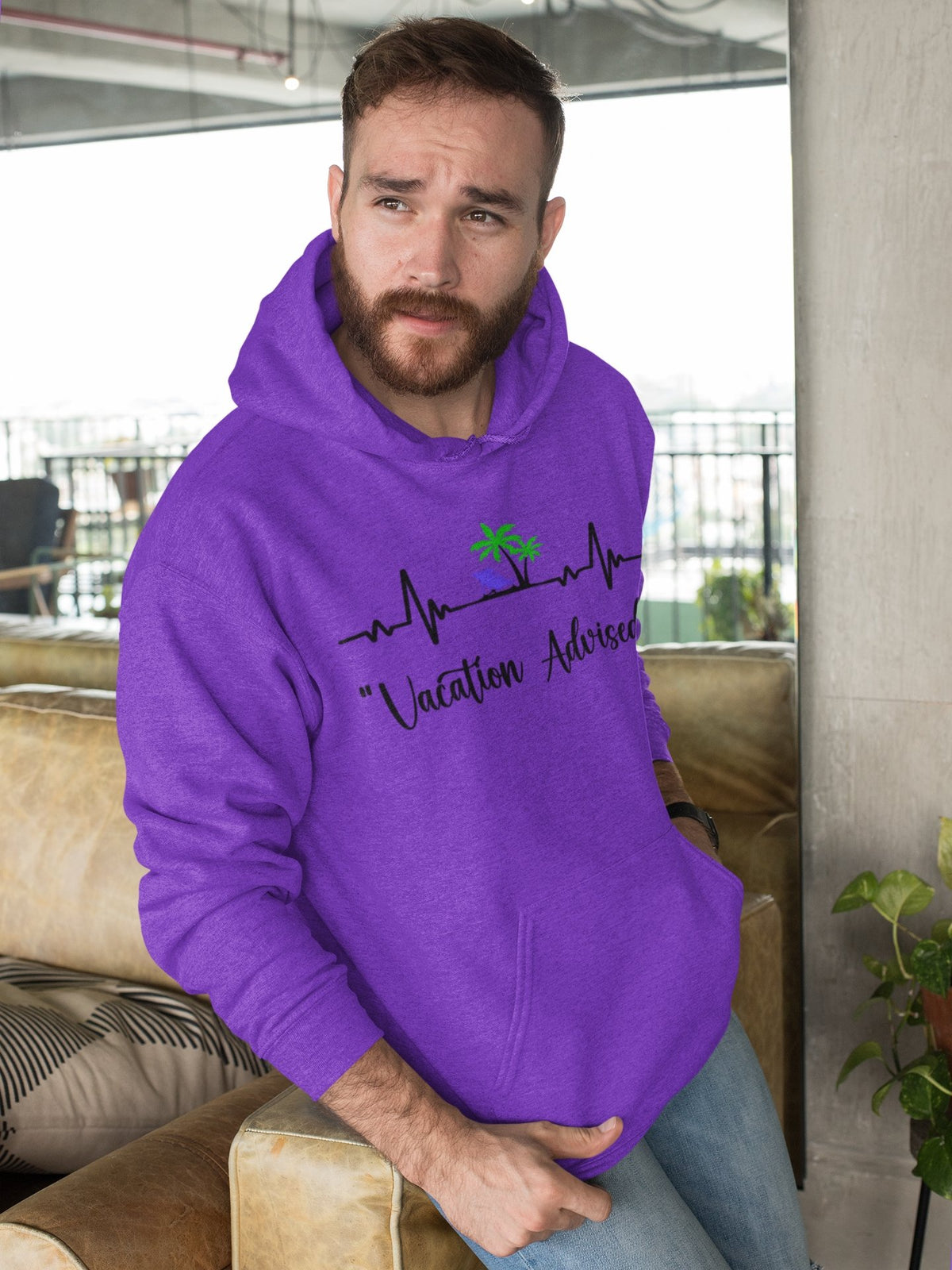 Analyzing Rhythm..... Vacation Advised Unisex Heavy Blend™ Hooded Sweatshirt - Salty Medic Clothing Co.