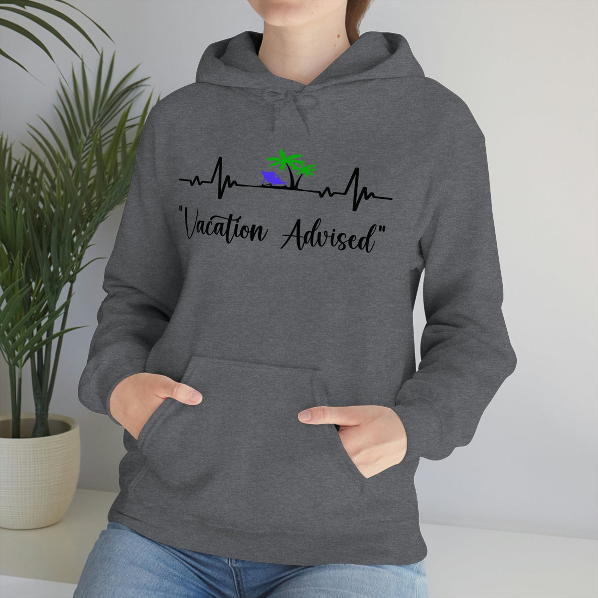 Analyzing Rhythm..... Vacation Advised Unisex Heavy Blend™ Hooded Sweatshirt