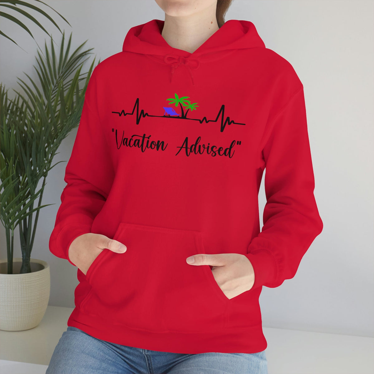 Analyzing Rhythm..... Vacation Advised Unisex Heavy Blend™ Hooded Sweatshirt - Salty Medic Clothing Co.