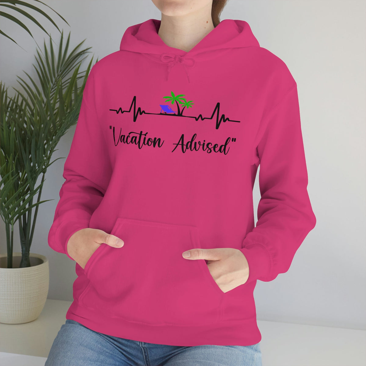 Analyzing Rhythm..... Vacation Advised Unisex Heavy Blend™ Hooded Sweatshirt