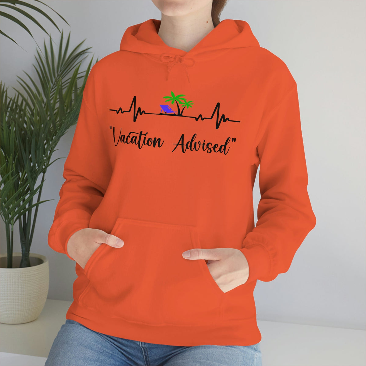 Analyzing Rhythm..... Vacation Advised Unisex Heavy Blend™ Hooded Sweatshirt