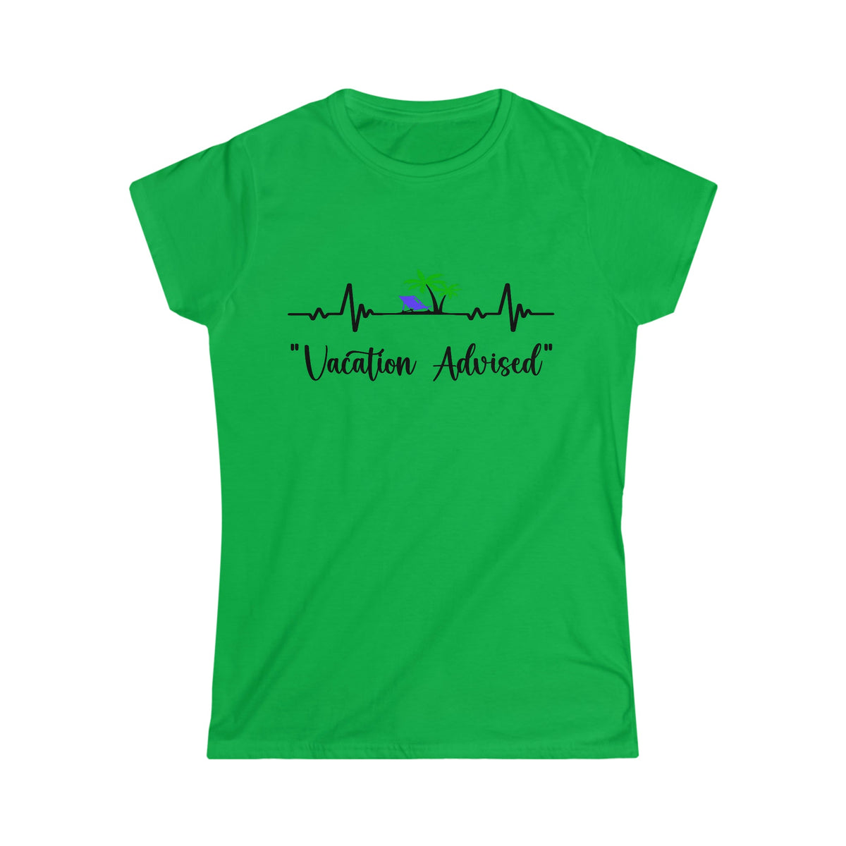 Analyzing Rhythm.... Vacation Advised Women's Softstyle Tee Irish Green