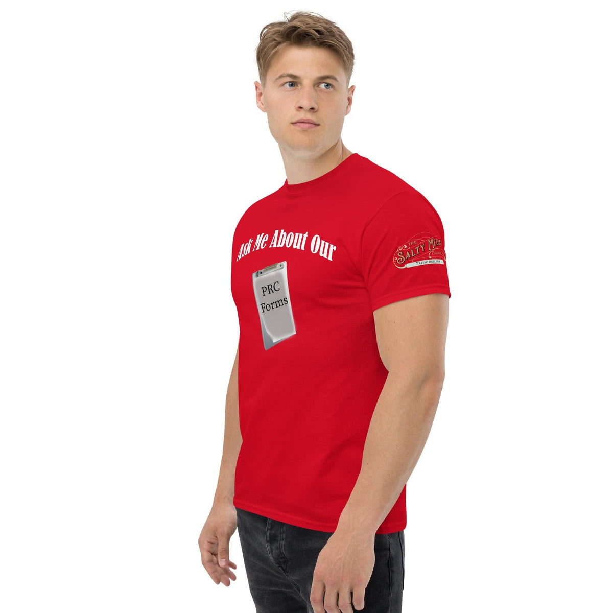 Ask me about our PRC forms Men's classic tee