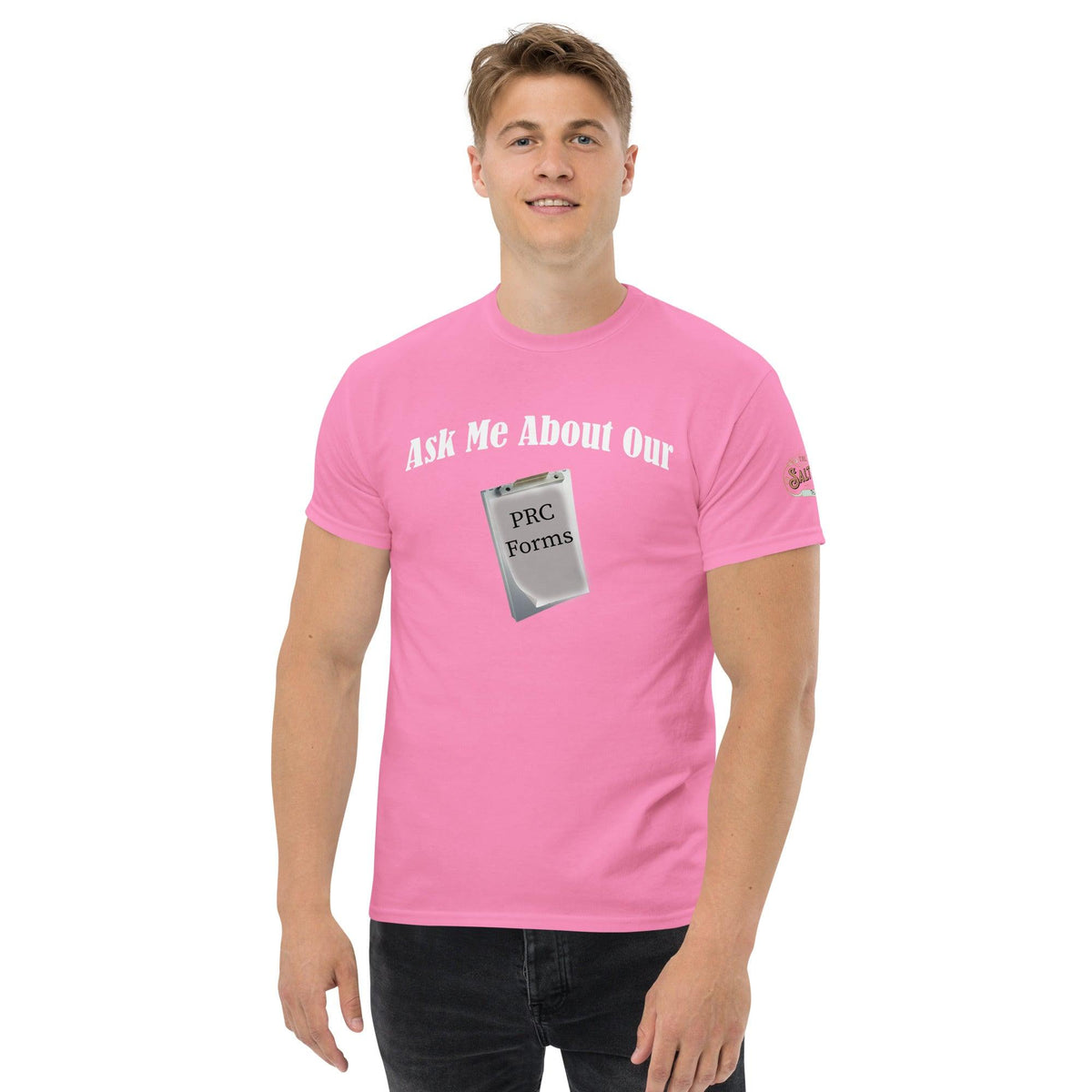 Ask me about our PRC forms Men's classic tee Azalea