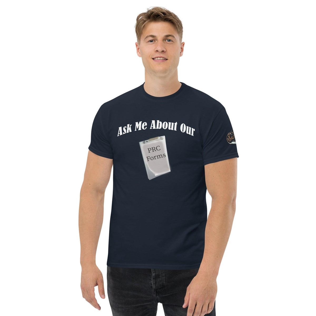 Ask me about our PRC forms Men's classic tee Navy