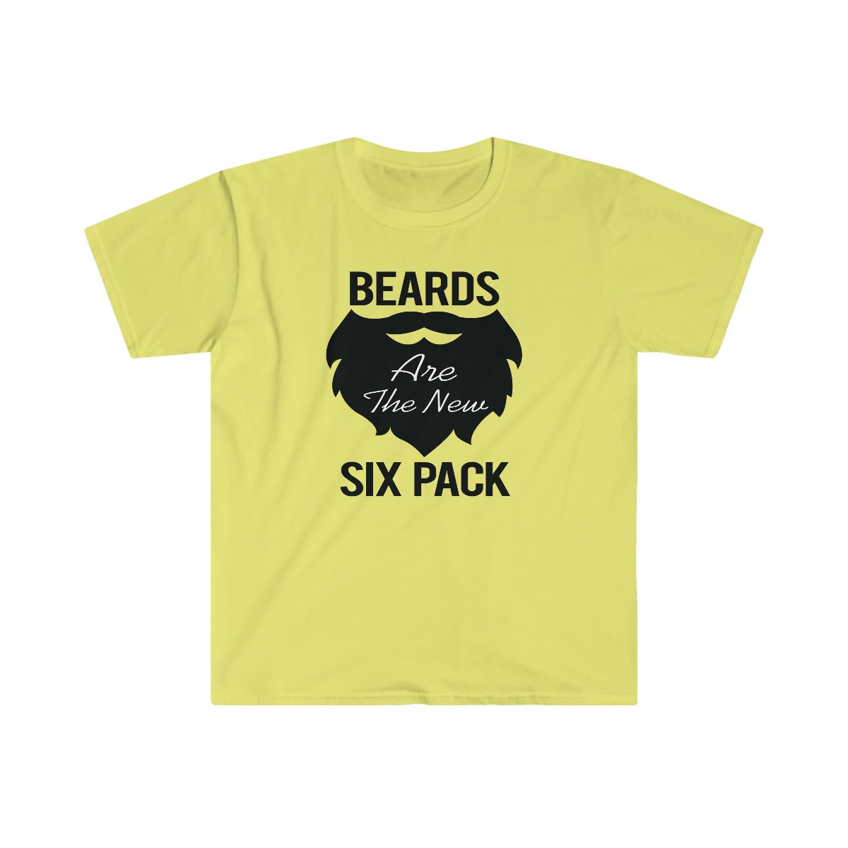 Beards Are The New 6 Pack Softstyle T-Shirt Cornsilk