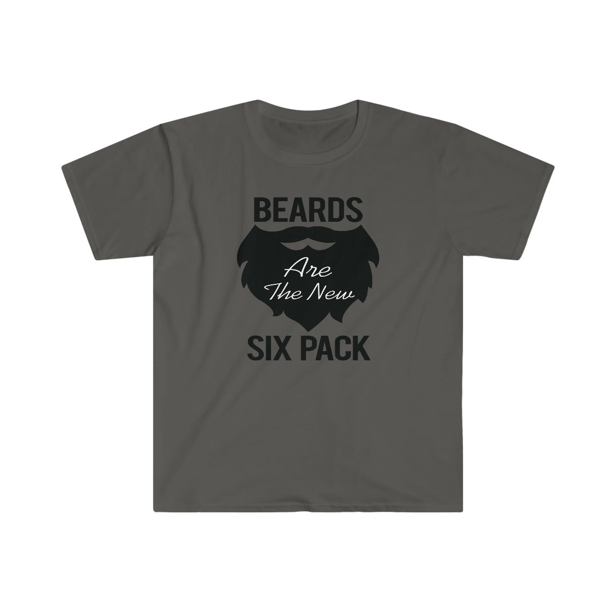 Beards Are The New 6 Pack Softstyle T-Shirt Charcoal