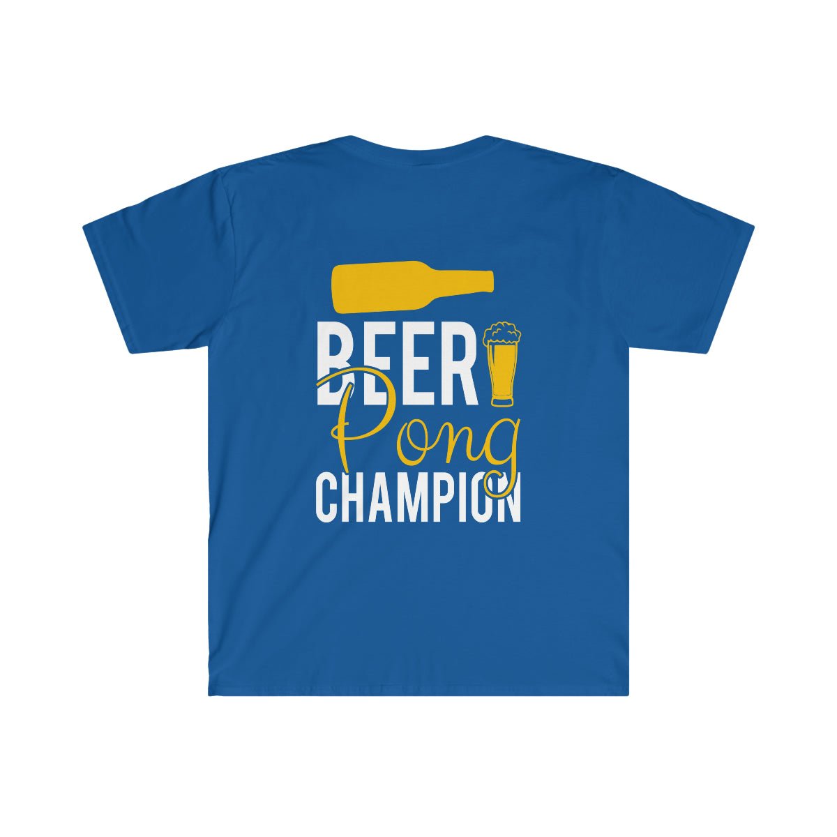 Beer Pong Champ Softstyle T-Shirt Royal