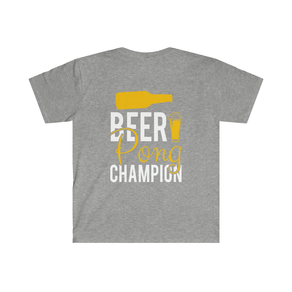 Beer Pong Champ Softstyle T-Shirt Sport Grey