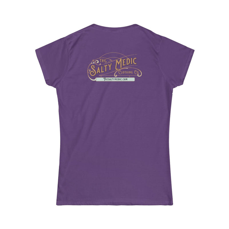 Behind Every Great Nurse Women's T-shirt - Salty Medic Clothing Co.