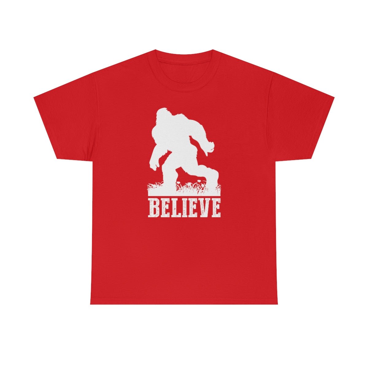 Believe Men's Cotton Tee Red