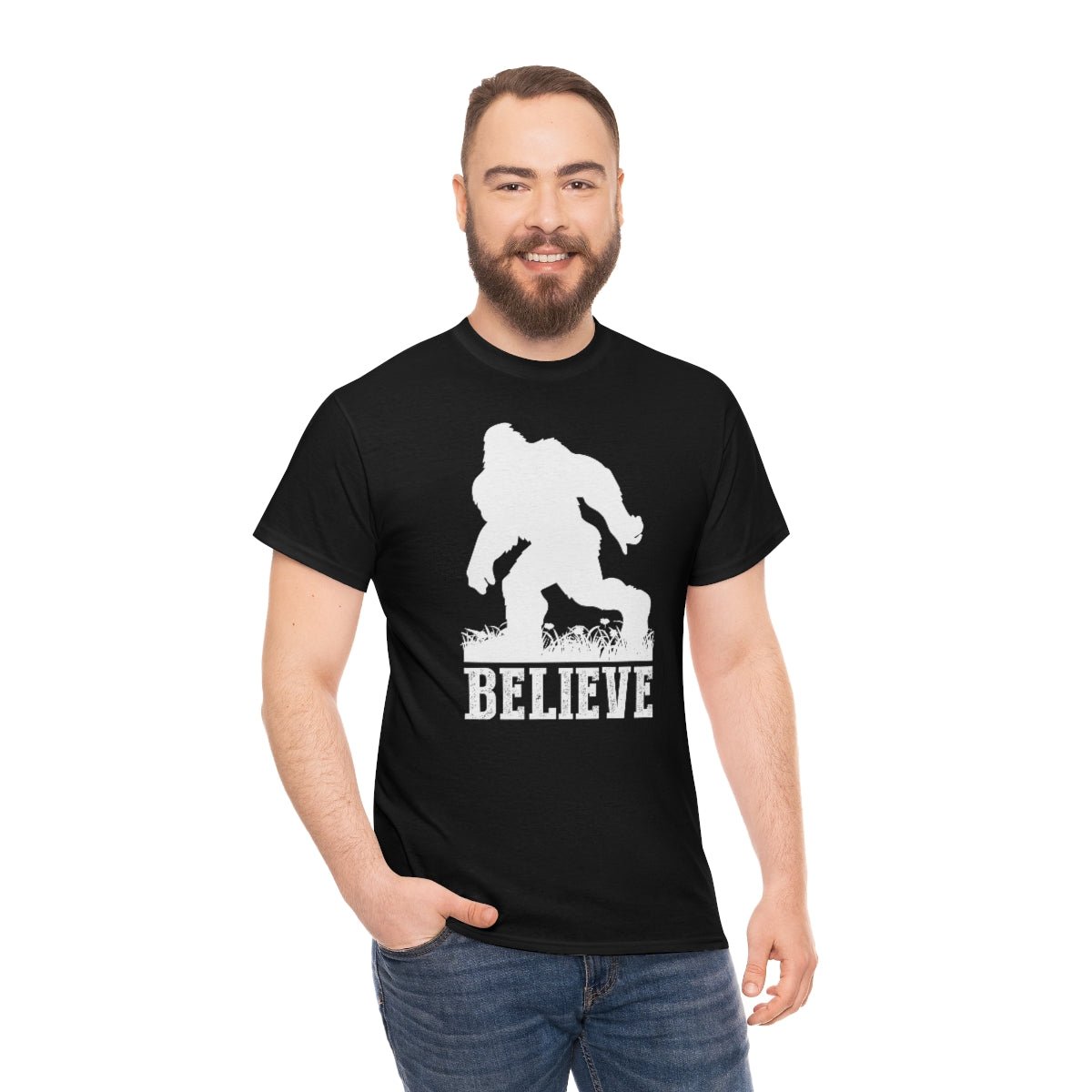 Believe Men's Cotton Tee Black