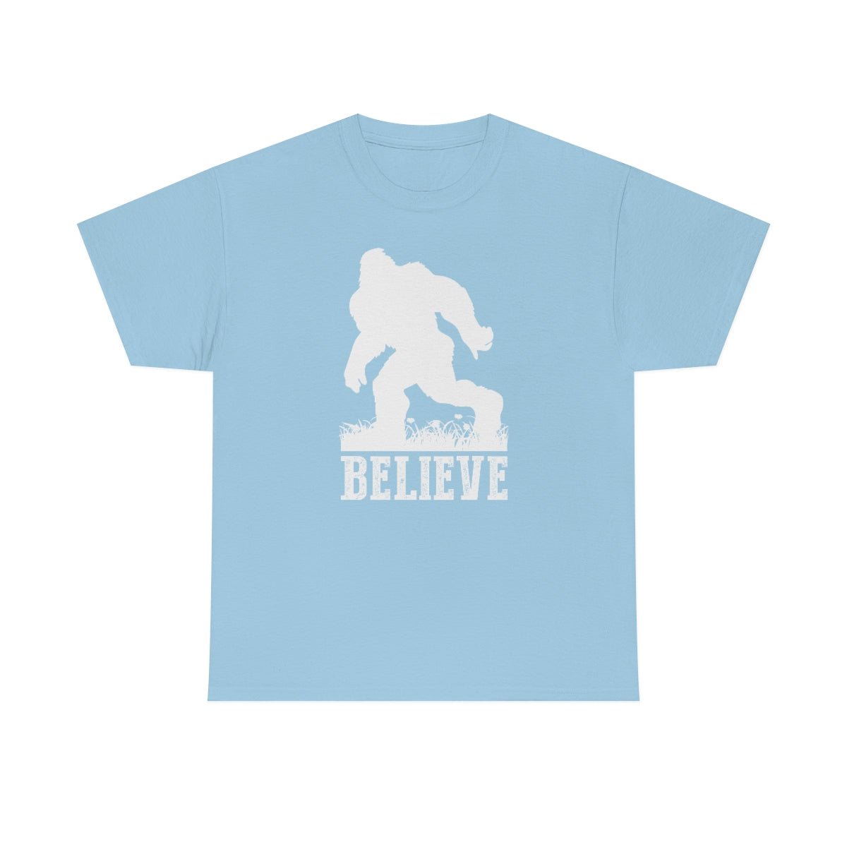 Believe Men's Cotton Tee Light Blue