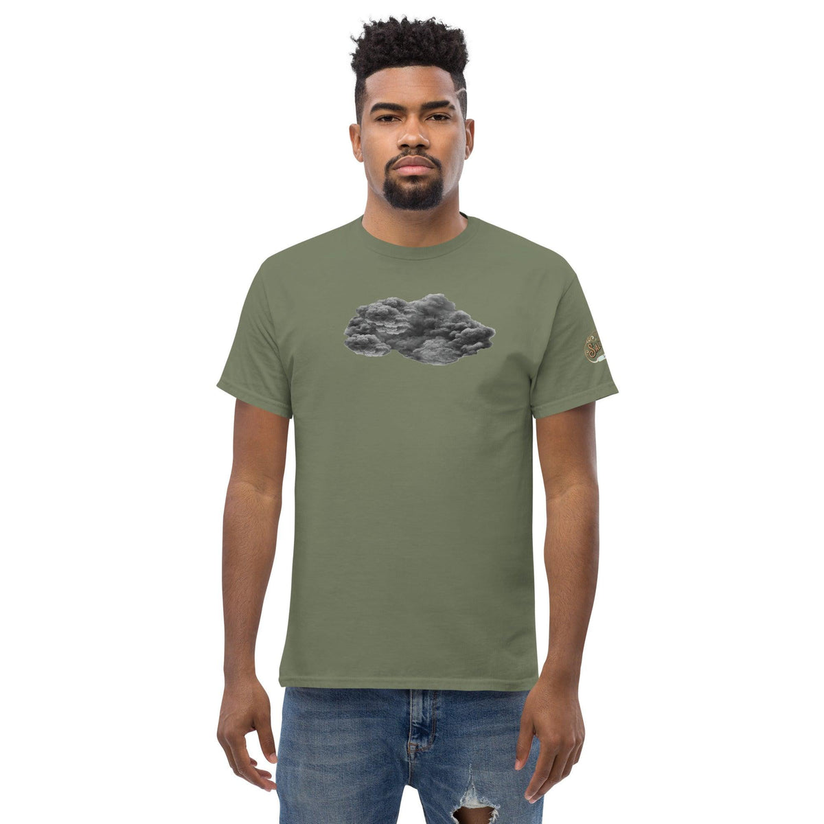 Black Cloud Men's classic tee Military Green