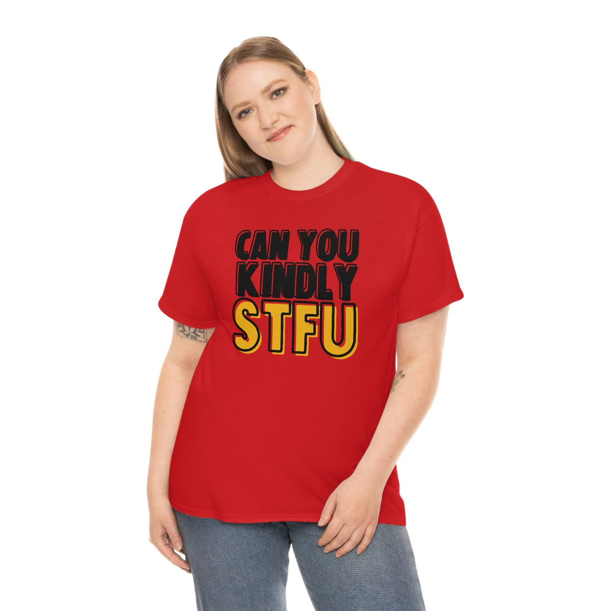 Can You STFU? Cotton Tee Red