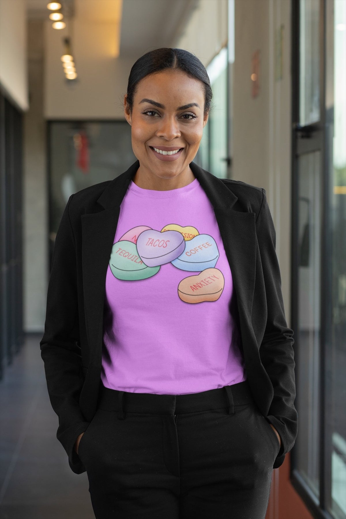 Candy Hearts Valentine Women's Tee