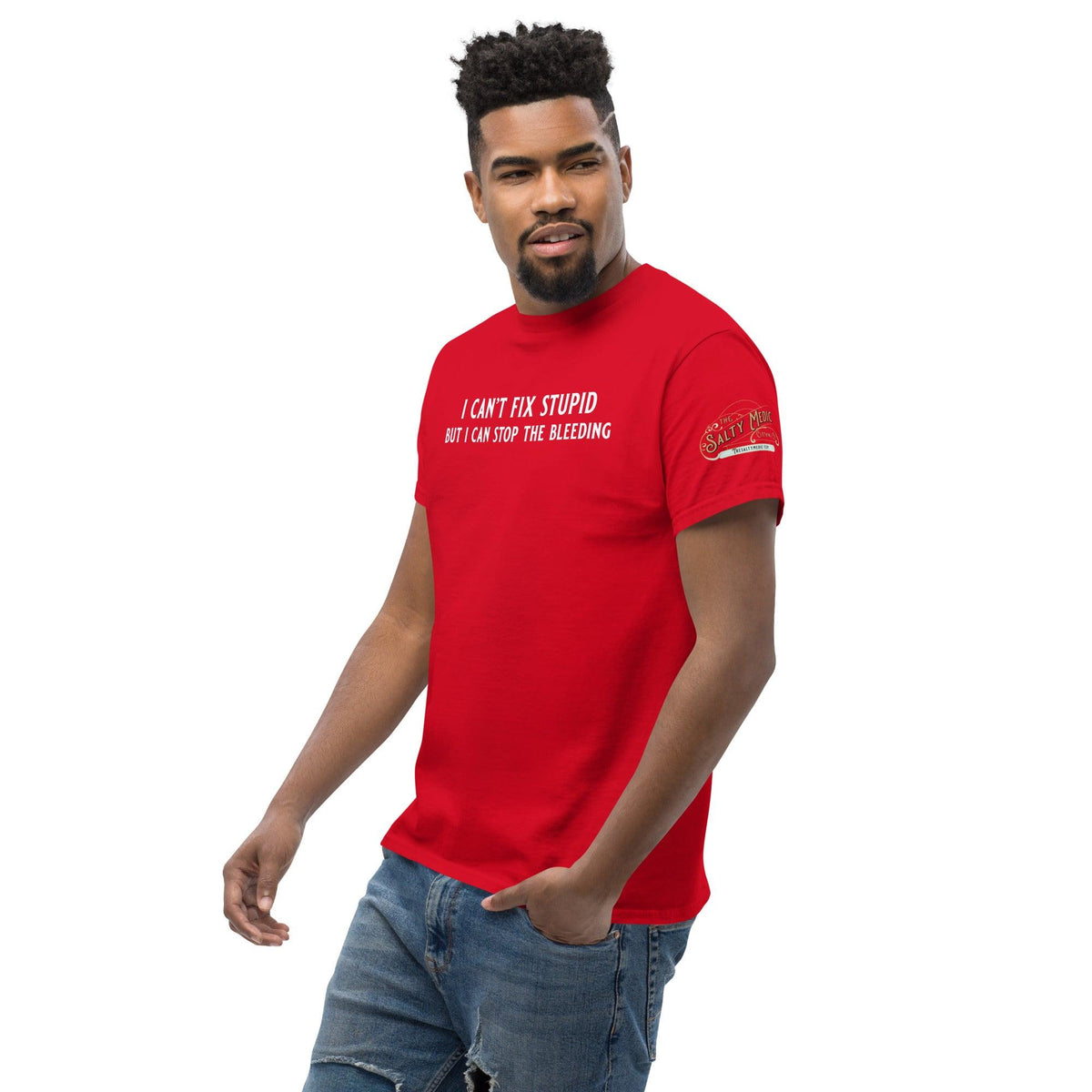 Can't fix stupid Men's classic tee