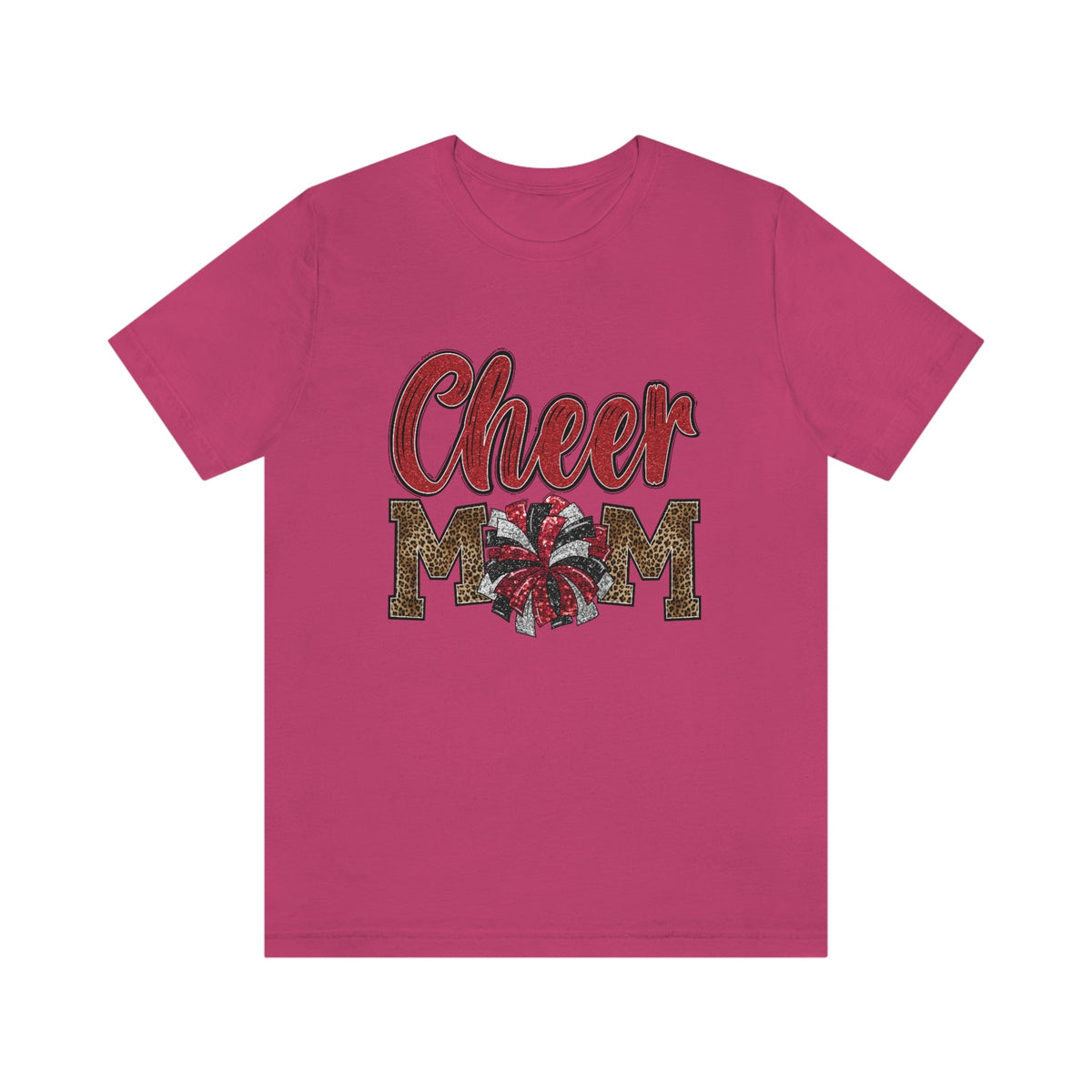 Cheer Mom Women's Short Sleeve Tee Berry